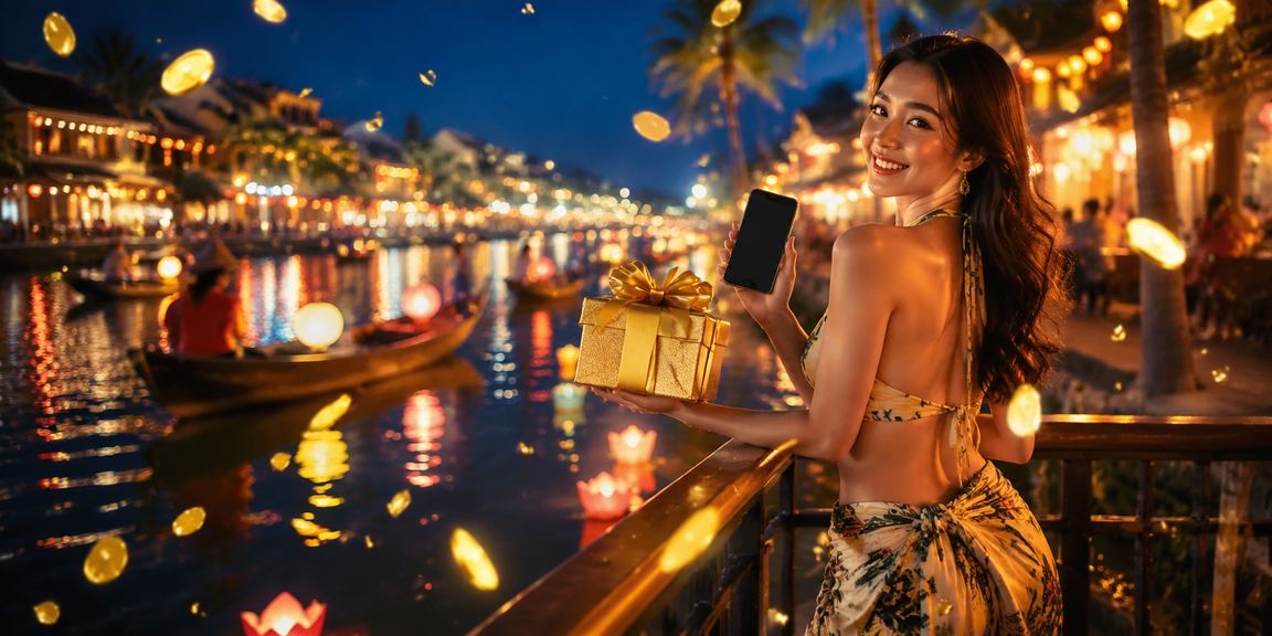 Không khí lễ hội Hội An và người dùng trải nghiệm casino trên điện thoại di động