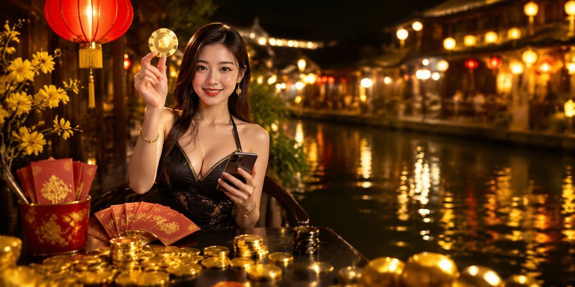 Người dùng nhận phong bao đỏ thưởng VIP trong không khí Tết Hội An